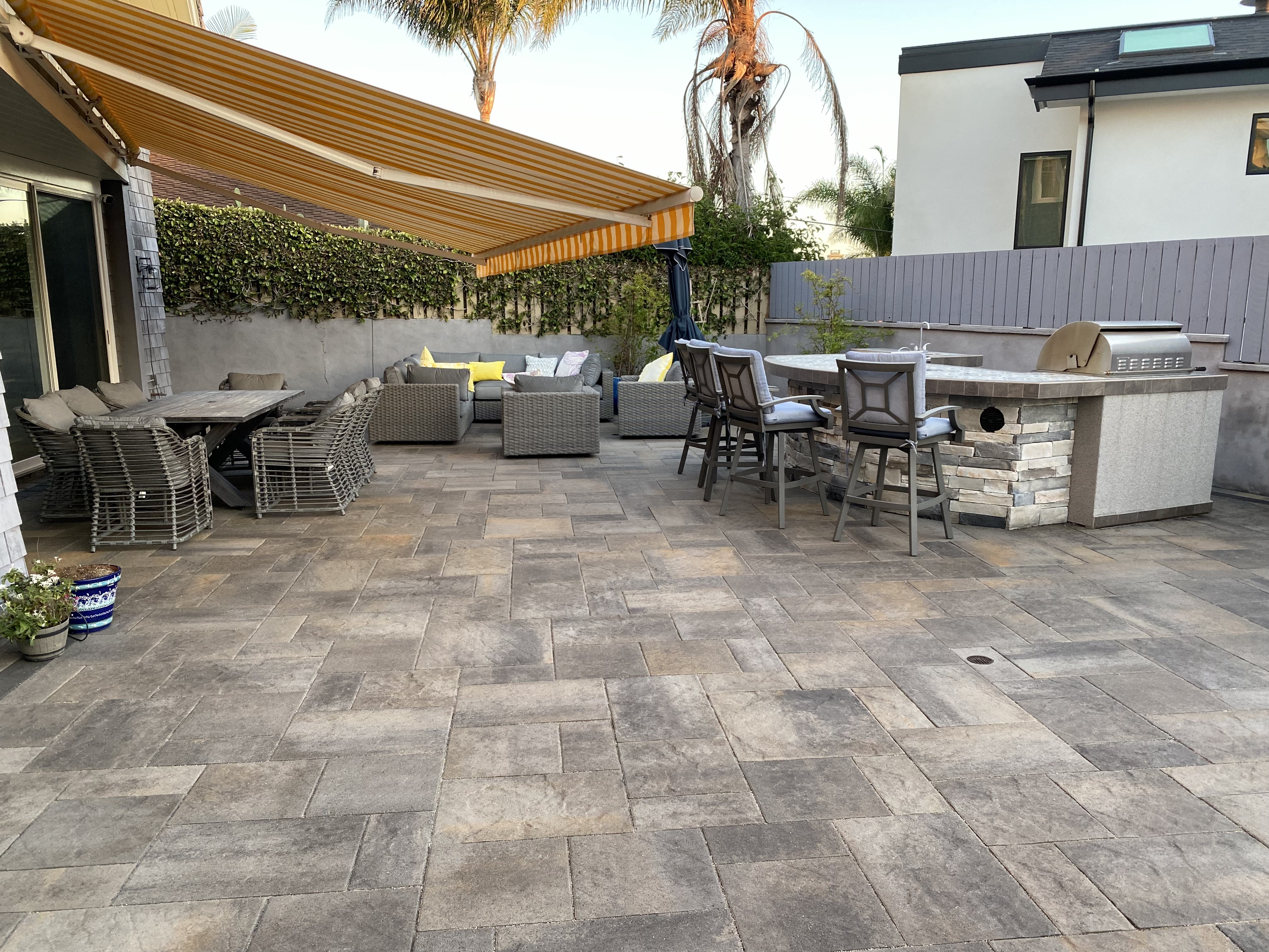 Paving Stone Cleaning And Sealer Application in Dana Point / San Clemente, Ca